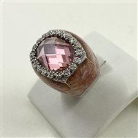Anello Pietra Gioielli Donna in Argento Zircone PIET019 - PIET019